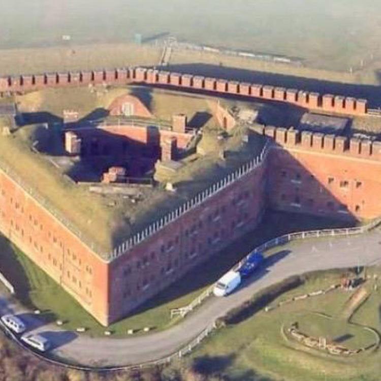 Aerial shot of Top Tots Day Nursery at Fort Purbook